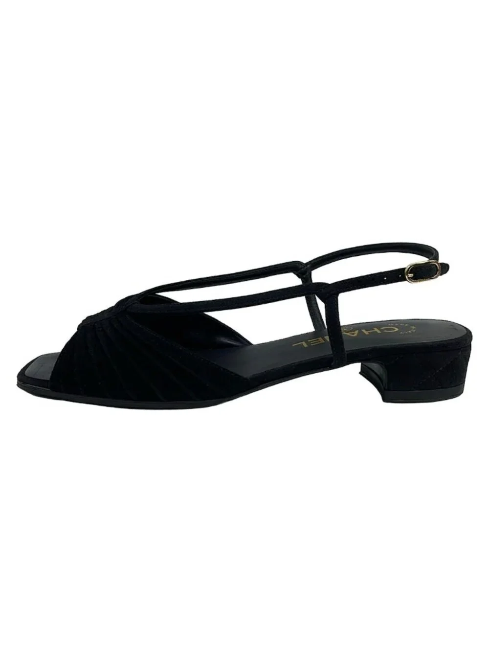 Chanel Sandals 36.5 Black